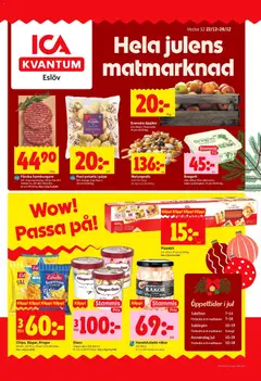 Förhandsgranska reklamblad Eslöv från butik ICA Kvantum gäller från 22/12/2025