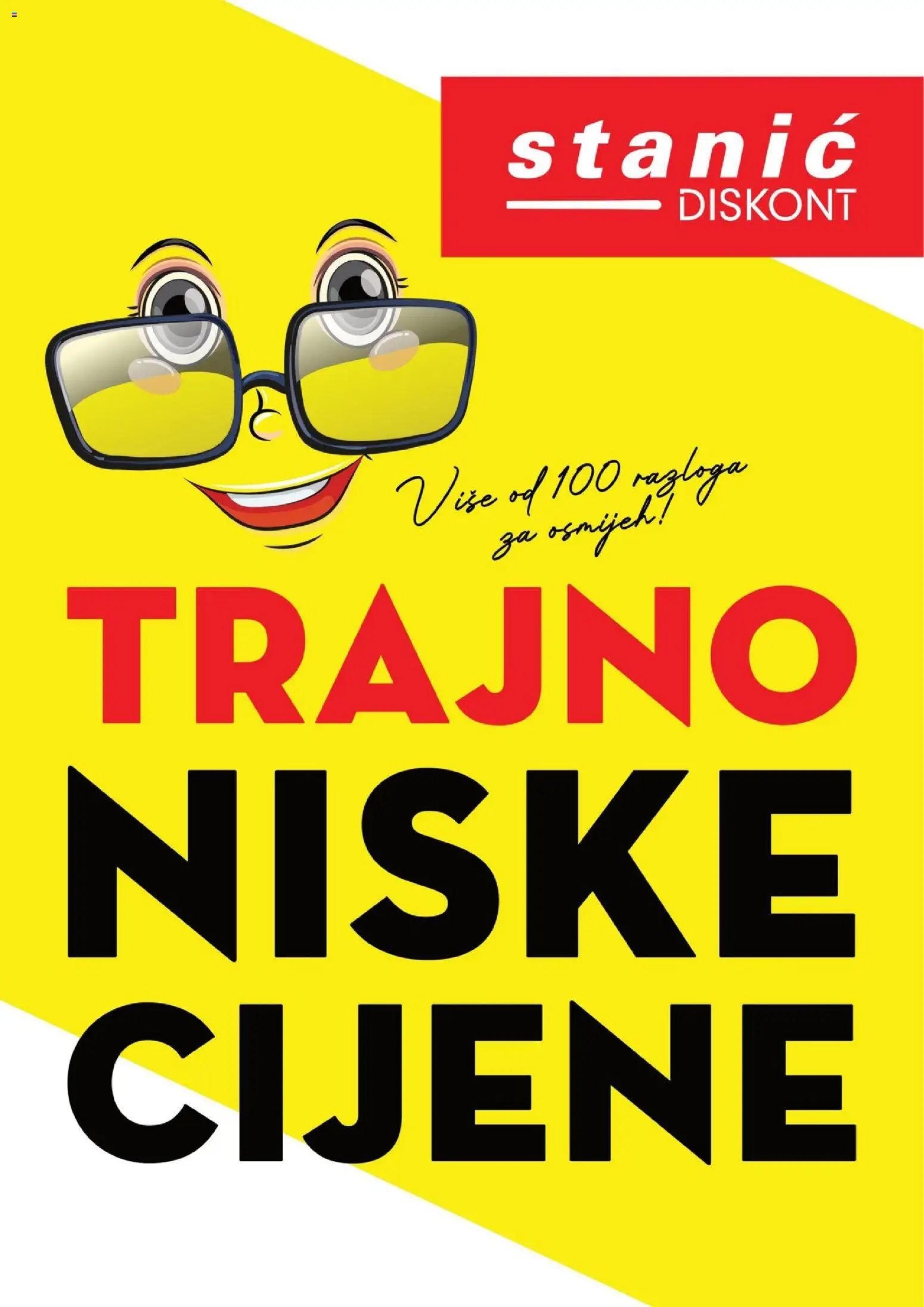 Pregled letka Stanić Diskont - Trajno Niske Cijene trgovine Stanić Diskont vrijedi od 17.03.2026