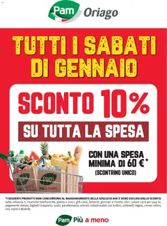 Anteprima dell'opuscolo Volantino Sconto 10% dal negozio PAM valido da 01/01/2026