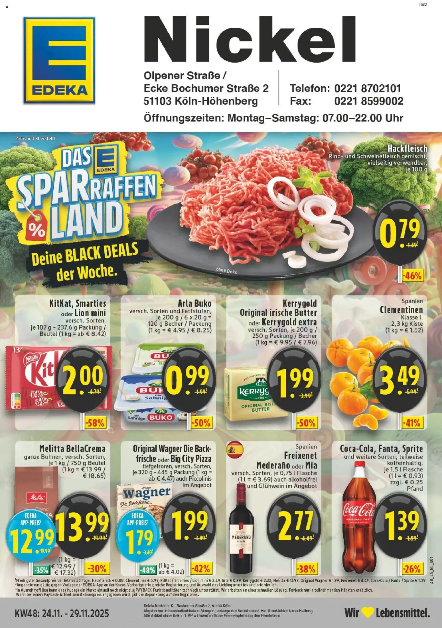 Vorschau von dem Prospekt des Geschäftes Edeka, gültig ab dem 23.11.2025