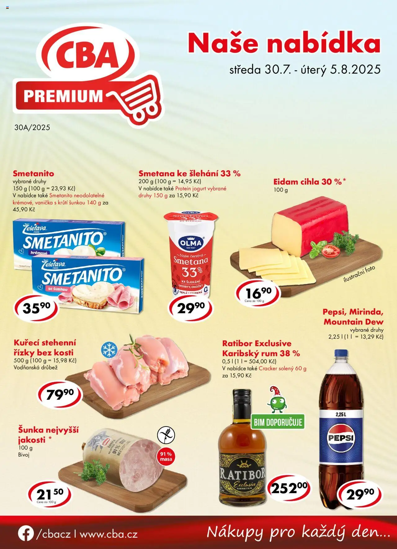  CBA Leták - Premium (30.07.2025 - 05.08.2025)