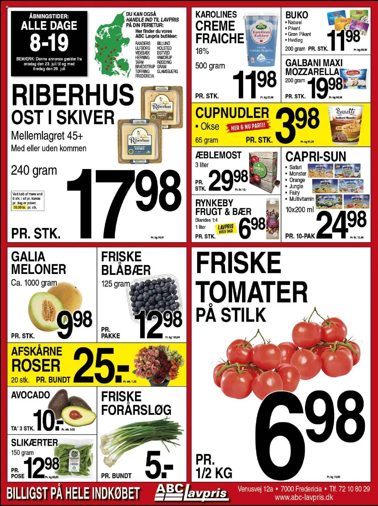 Abc Lavpris tilbudsavis gyldig fra 23/07/2025 - side 1