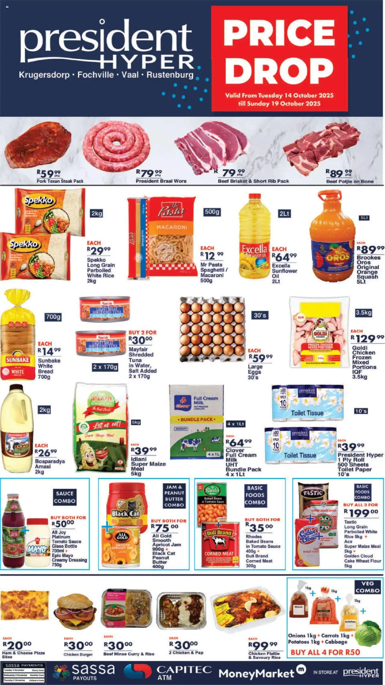 President Hyper Price Drop Specials from 14/10 - 19/10/2025 > Promotions