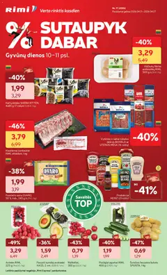 Rimi parduotuvės leidinio Rimi leidinys galiojančio nuo 2026.04.21 peržiūra