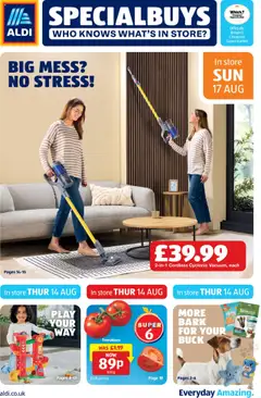 Preview of Aldi Weekly offers UK Specialbuys valid from 14/08/2025