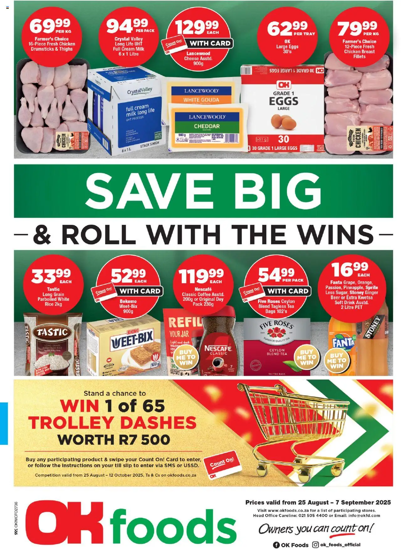 OK Foods Western Cape - Specials from 25/08 - 07/09/2025 > Promotions