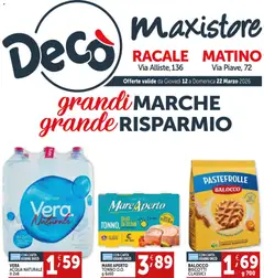 Anteprima dell'opuscolo Decò volantino MaxiStore Racale, Matino dal negozio Decò valido da 12/03/2026