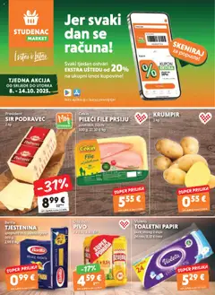 Pregled letka Katalog trgovine Studenac vrijedi od 08.10.2025