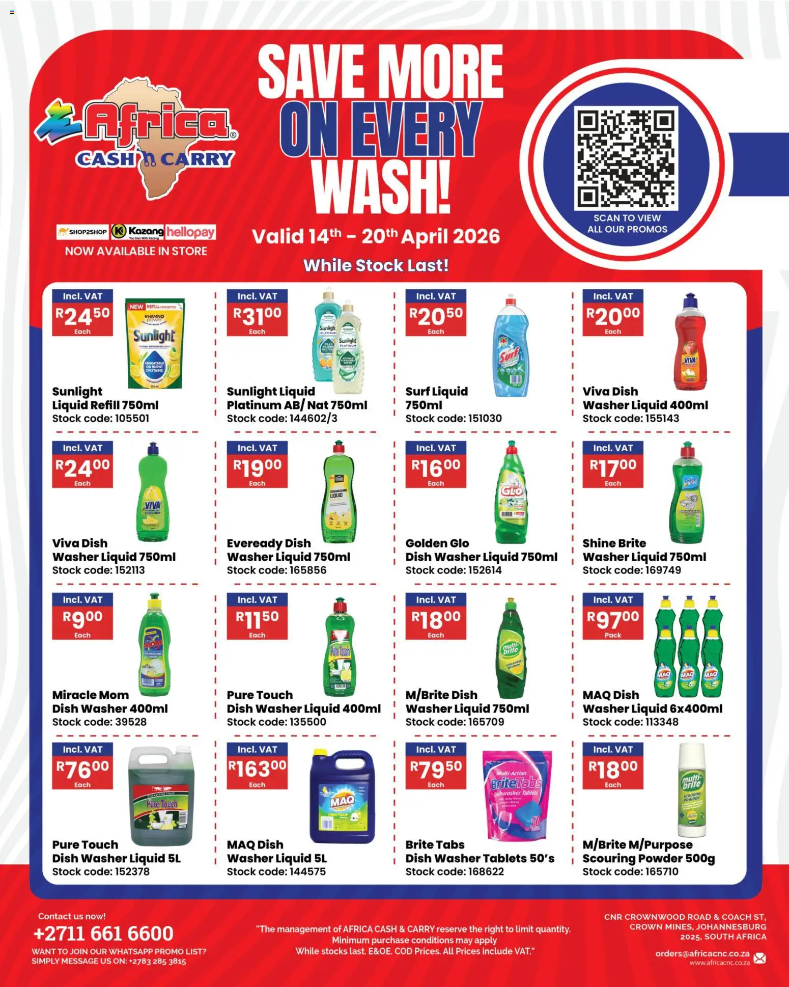 Preview of Africa Cash & Carry flyer valid from 14/04/2026