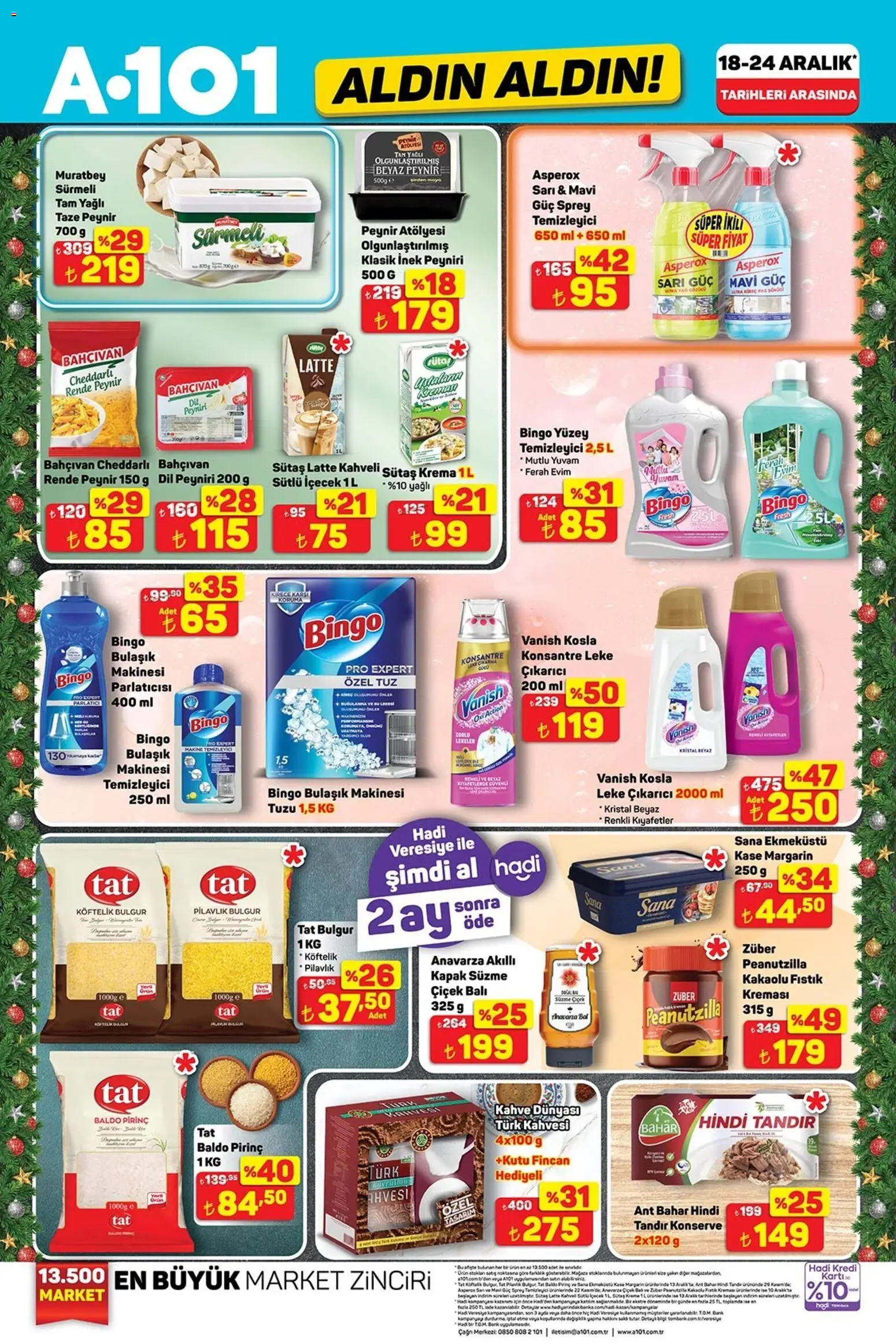 A101 Katalog Aldın Aldın 18.12.2025 - Broşürünün önizlemesi