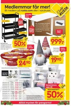 Förhandsgranska reklamblad Black Friday från butik Rusta gäller från 17/11/2025 | Sida : 19