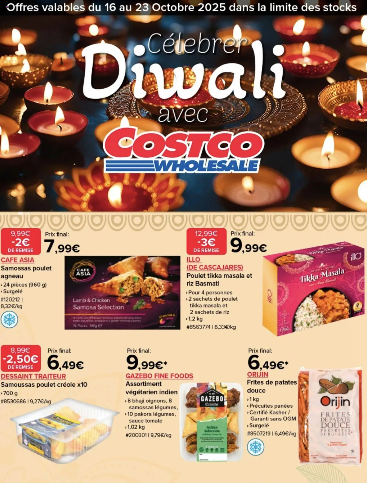 Catalogue Célébrer Diwali avec Costco de la boutique Costco valable du 16/10/2025 - Page numéro 1