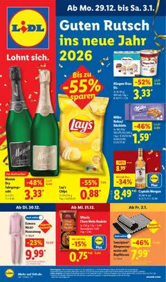 Vorschau von dem Prospekt des Geschäftes Lidl, gültig ab dem 29.12.2025