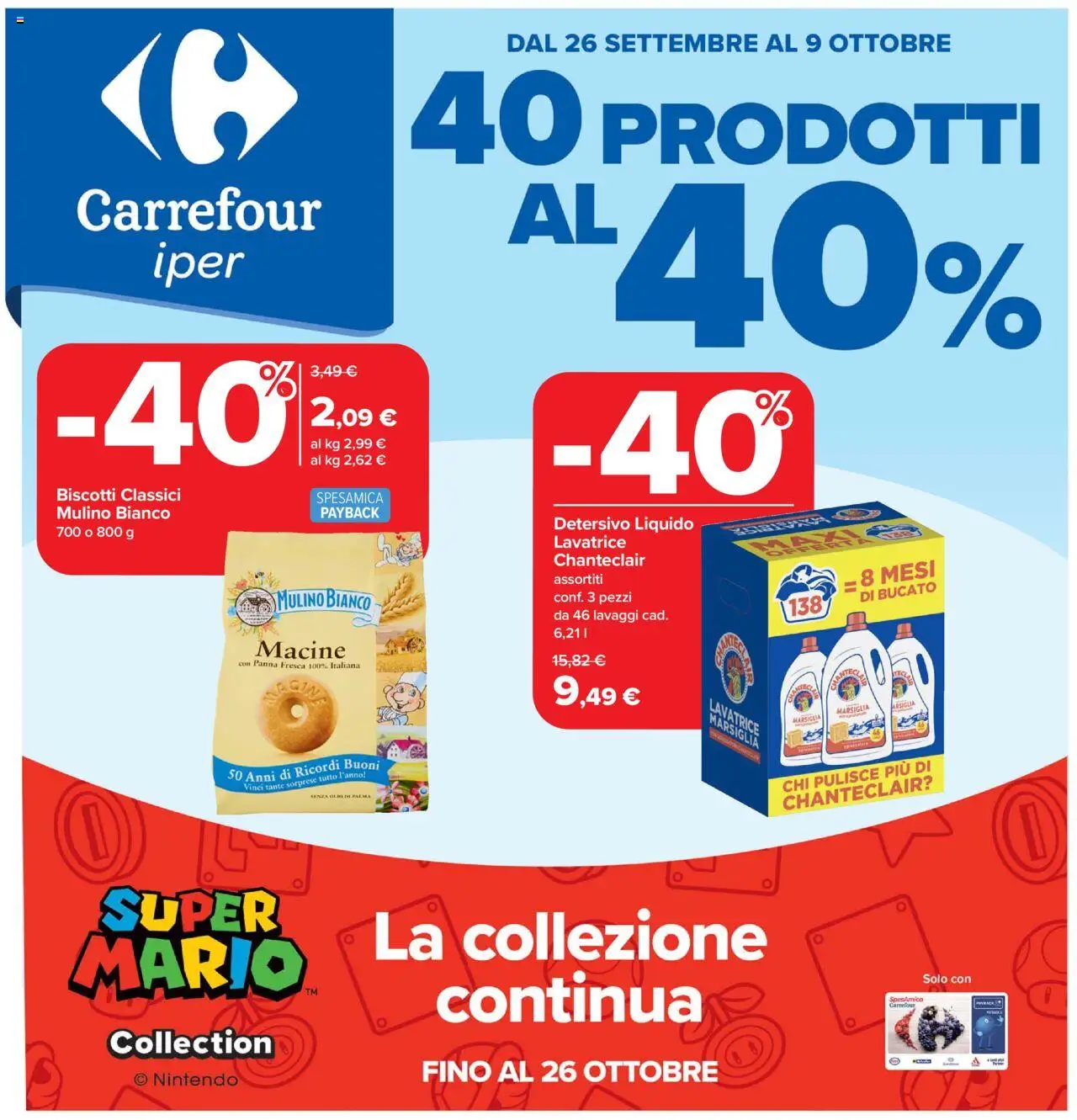 Volantino Carrefour valido da 26/09/2025 numero di pagina 1