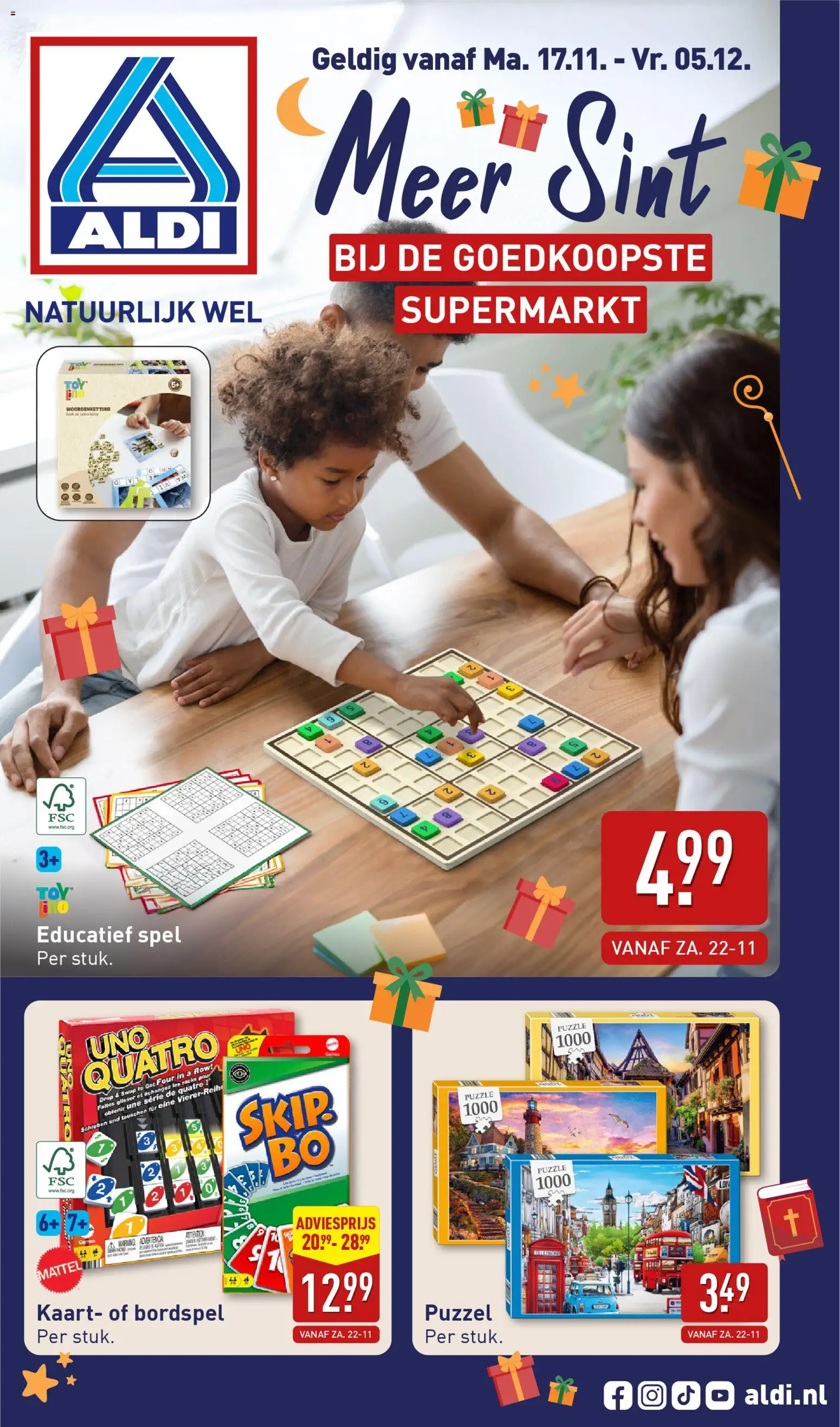 Voorbeeld van Sint Special van winkel Aldi geldig vanaf 17-11-2025