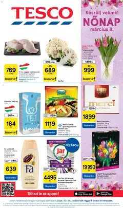 Tesco - Tesco aktuális akciós újság megtekintése, amely érvényes 2026.03.05.-től
