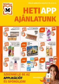 Müller - Akciós újság Müller megtekintése, amely érvényes 2026.01.19.-től