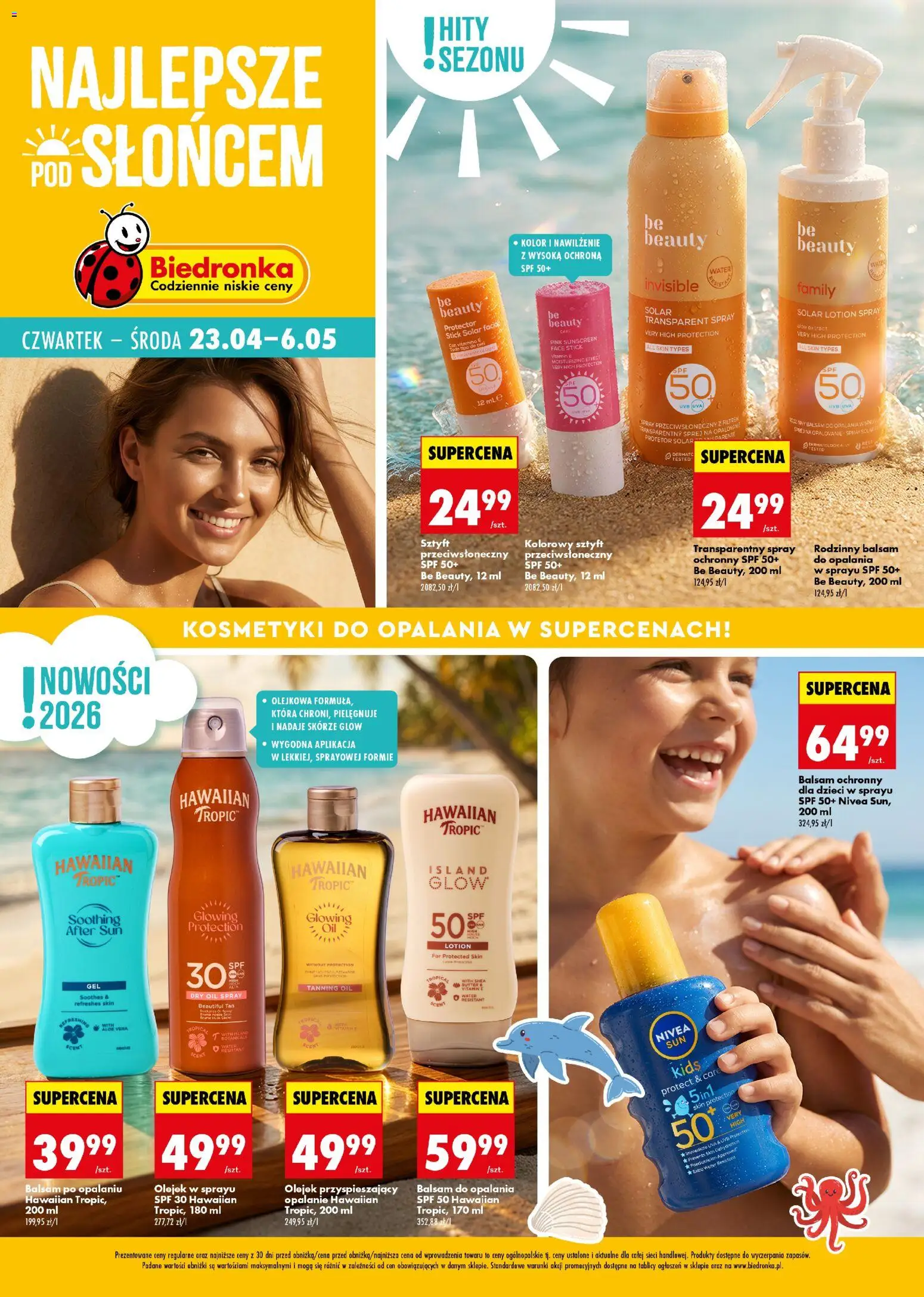 Náhled nabídky: Biedronka Polsko Biedronka Polsko leták - Najlepsze pod słońcem platný od 23.04.2026