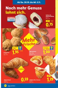 Vorschau des Merkblatts Aktionen vom Shop Lidl gültig von 30.10.2025 bis 05.11.2025 | Seite: 6