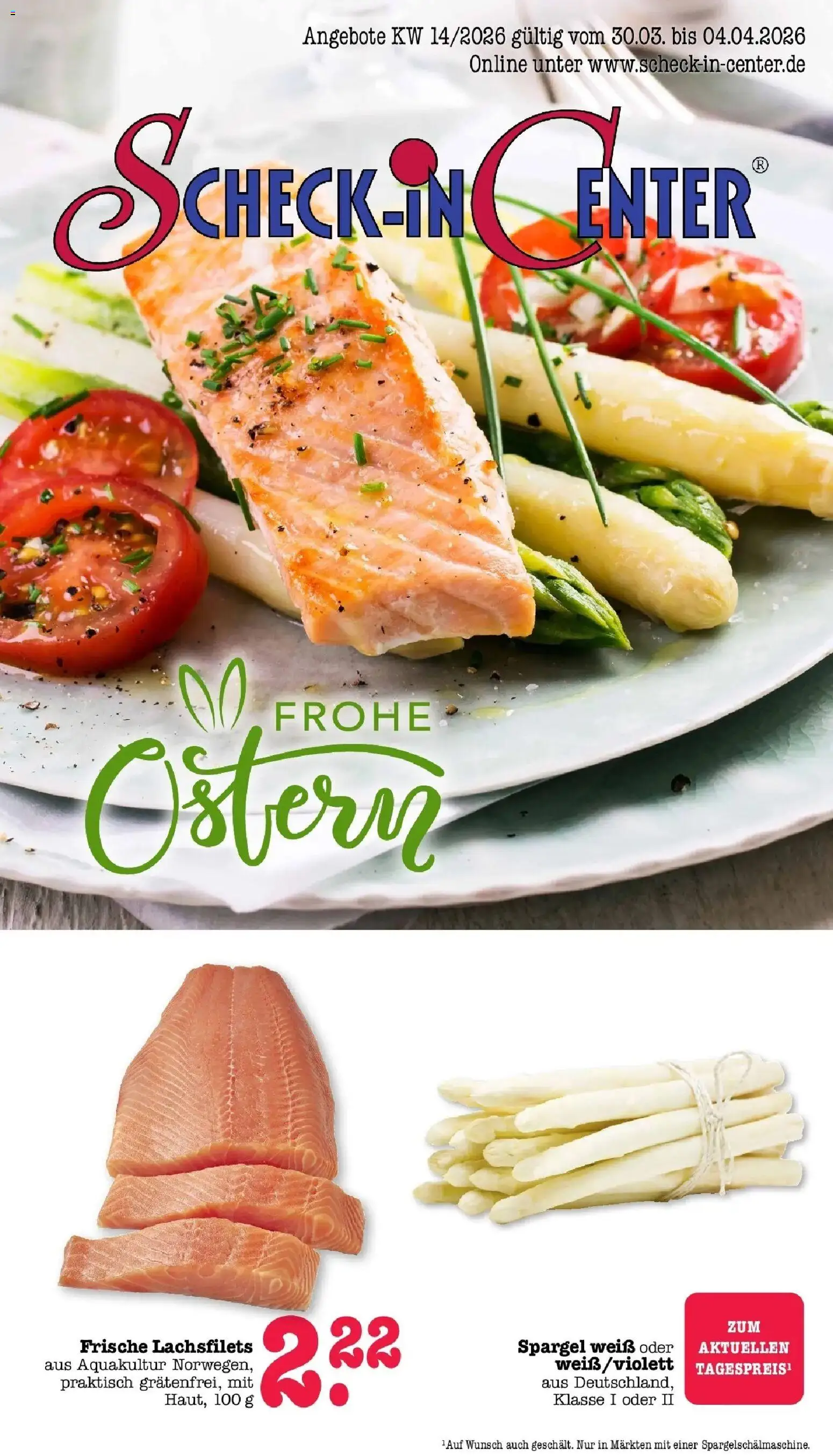 Vorschau von dem Prospekt des Geschäftes E center, gültig ab dem 30.03.2026 - Spargel