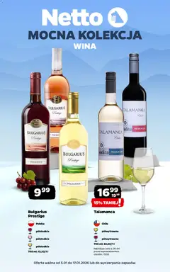 Pogląd gazetki "Wina" ze sklepu Netto ważnej od 05.01.2026