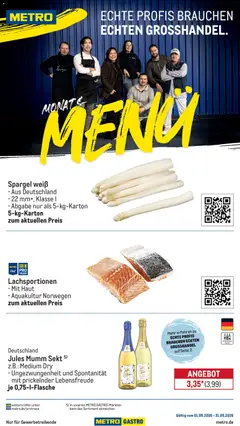 Vorschau von dem Prospekt des Geschäftes Metro, gültig ab dem 01.05.2026