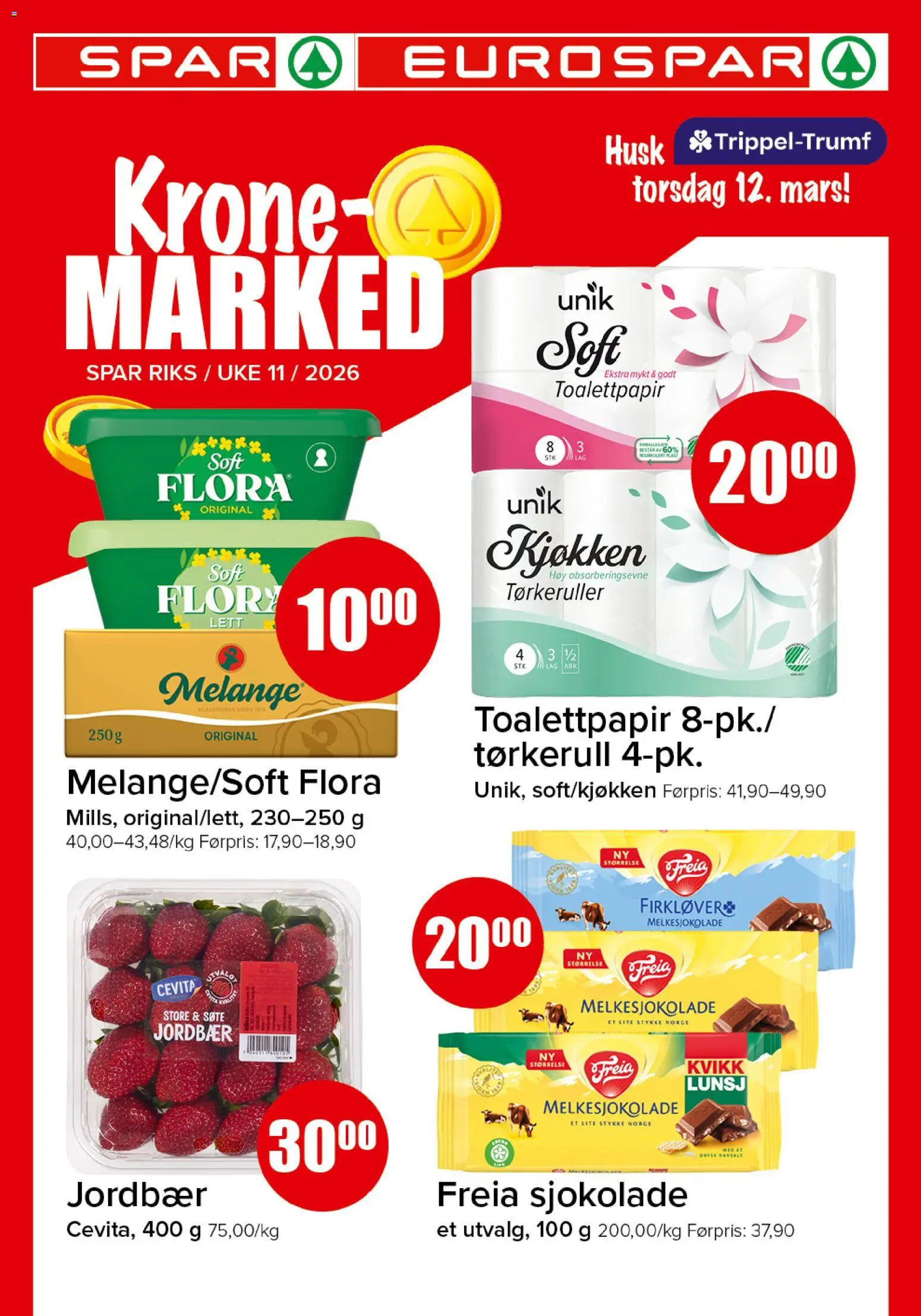 Forhåndsvis Spar kundeavis fra butikk Spar gyldig fra 09/03/2026