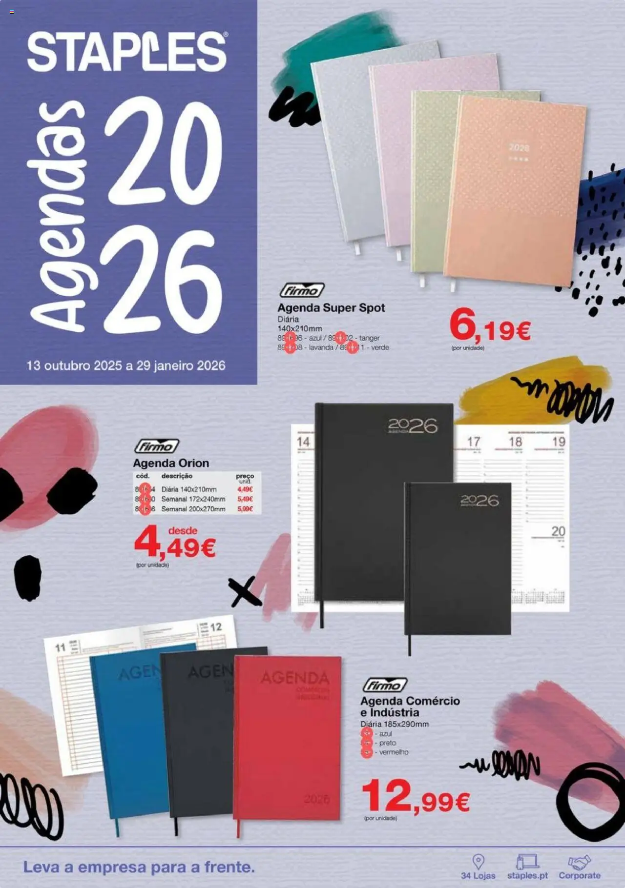 Pré-visualização do folheto da loja Staples válida a partir de 13/10/2025