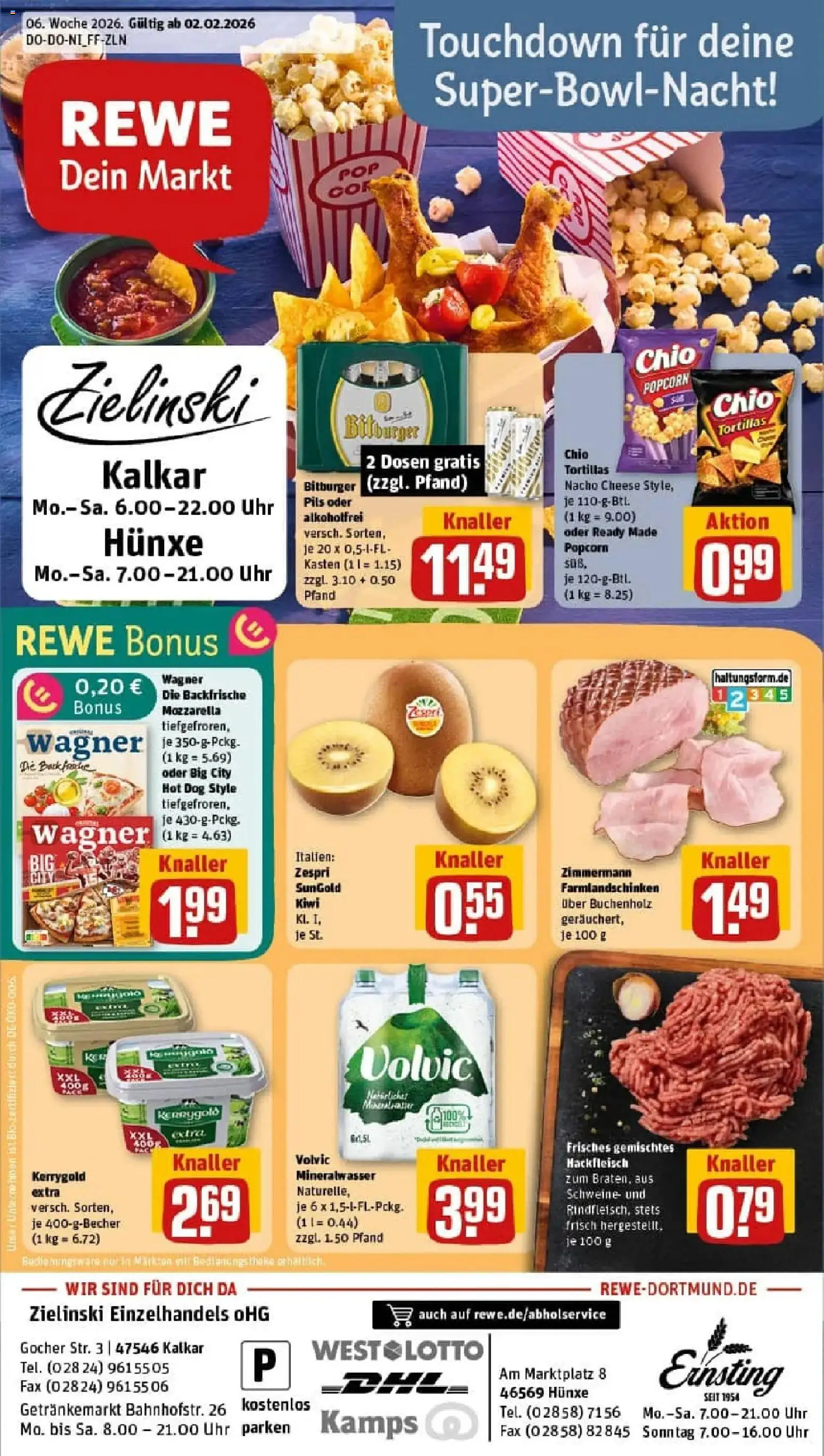 Vorschau von dem Prospekt des Geschäftes Rewe, gültig ab dem 02.02.2026