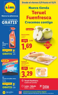 Vista previa del folleto de la tienda Lidl válido desde el 05/09/2025 