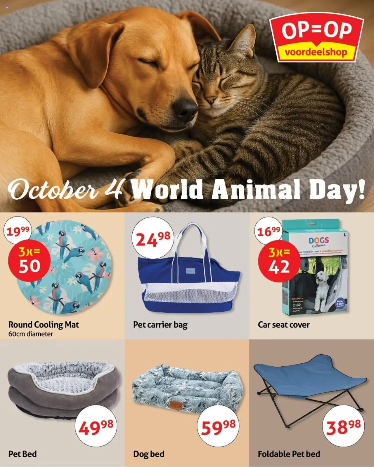 OP is OP shop Folder geldig vanaf 25-09-2025 - Paginanummer 1 - Bed, Pet