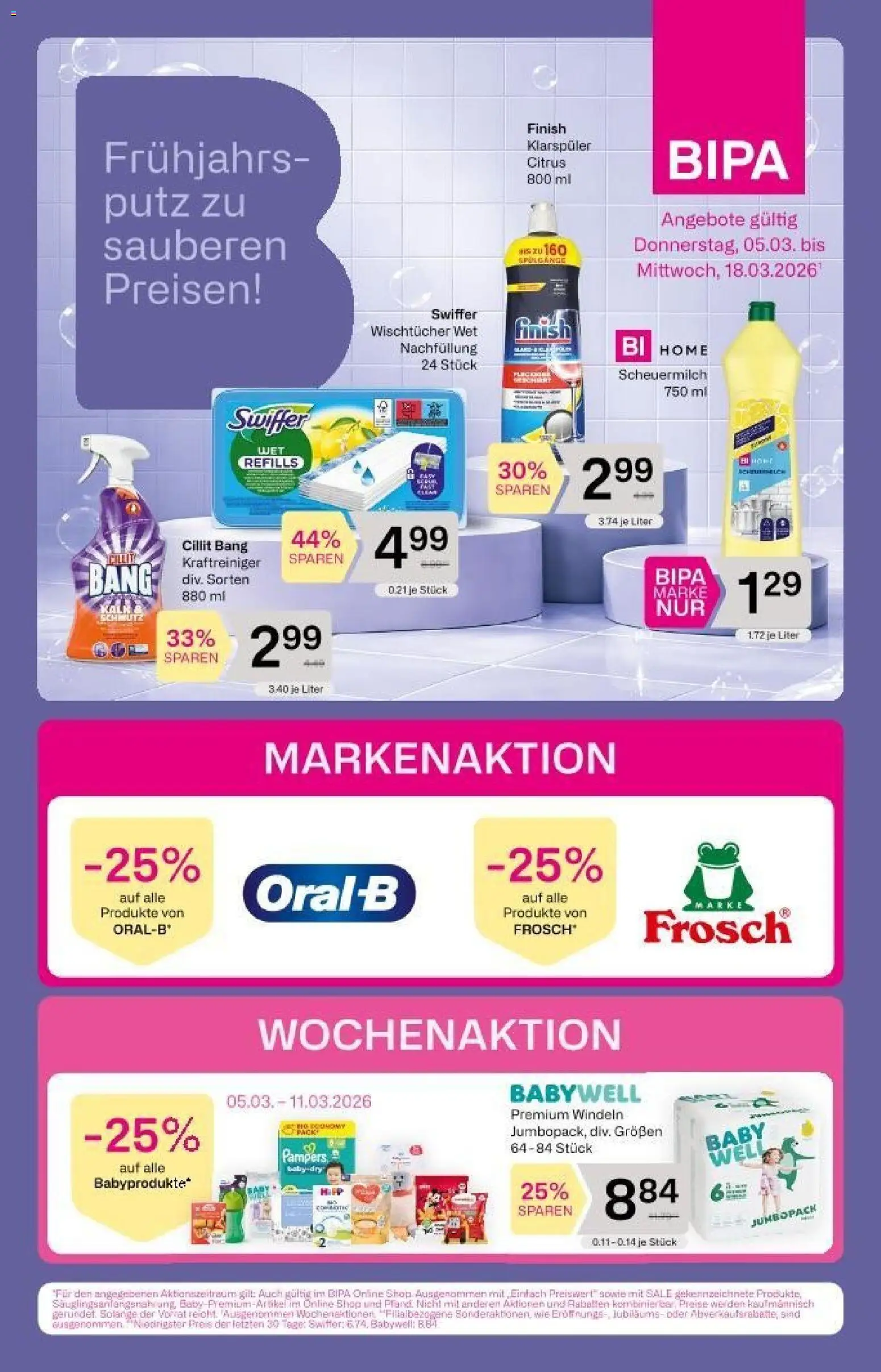 Vorschau der Angebote: Bipa Bipa Flugblatt gültig ab 05.03.2026