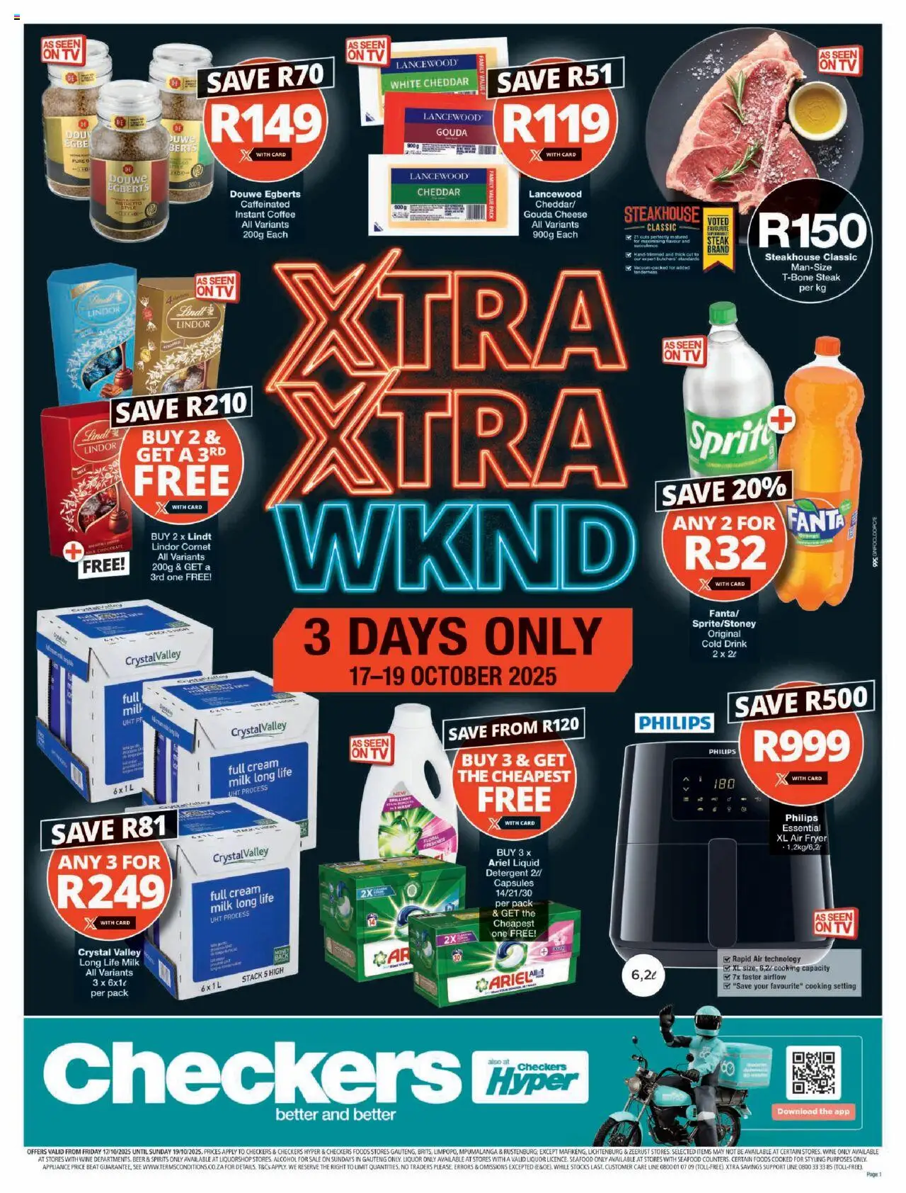 Checkers Gauteng - Xtra Xtra Weekend Promotion 17/10 - 19/10/2025 >> Catalogue