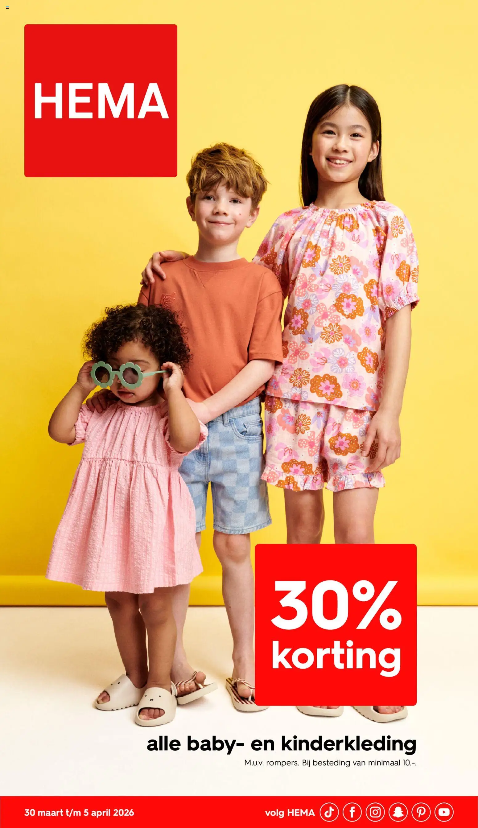 Voorbeeld van Hema Folder / Publicité van winkel Hema geldig vanaf 30/03/2026