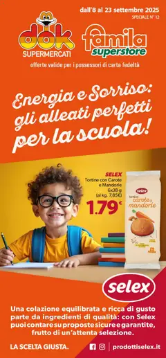 Anteprima dell'opuscolo Volantino Pronti in tavola dal negozio DOK valido da 08/09/2025