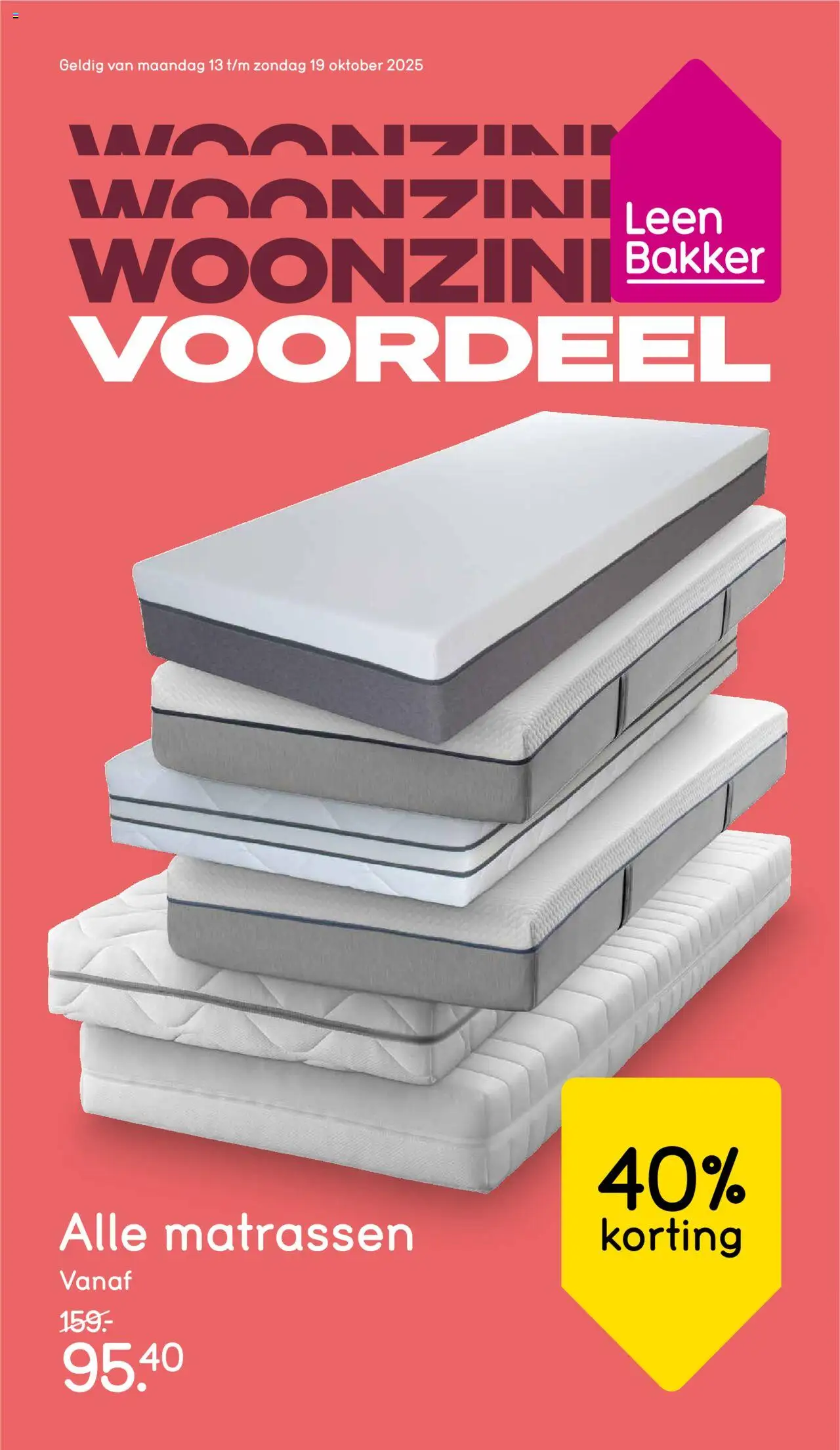 Leen Bakker shop Folder geldig vanaf 13-10-2025 - Paginanummer 1