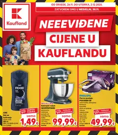 Pregled letka Split-Ravne njive trgovine Kaufland vrijedi od 26.11.2025