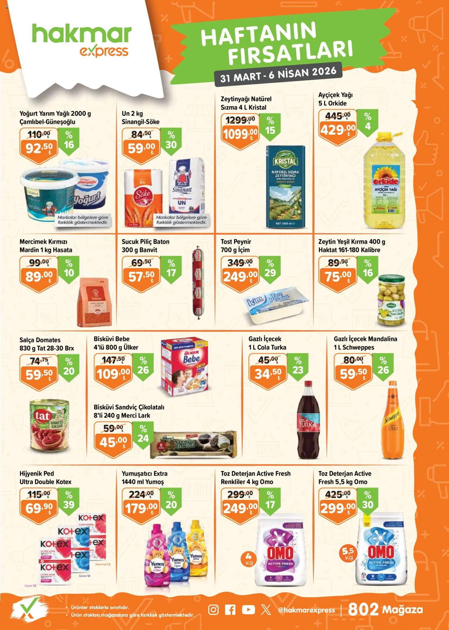 Hakmar Express Hakmar Express Katalog 31.03.2026 - Broşürünün önizlemesi