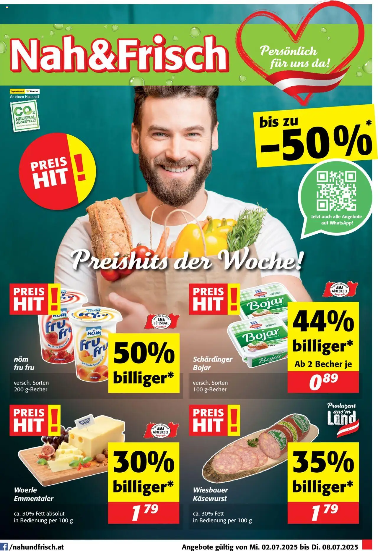  Nah und Frisch Flugblatt ab (02.07.2025 - 08.07.2025) - Seite 1 - Mango