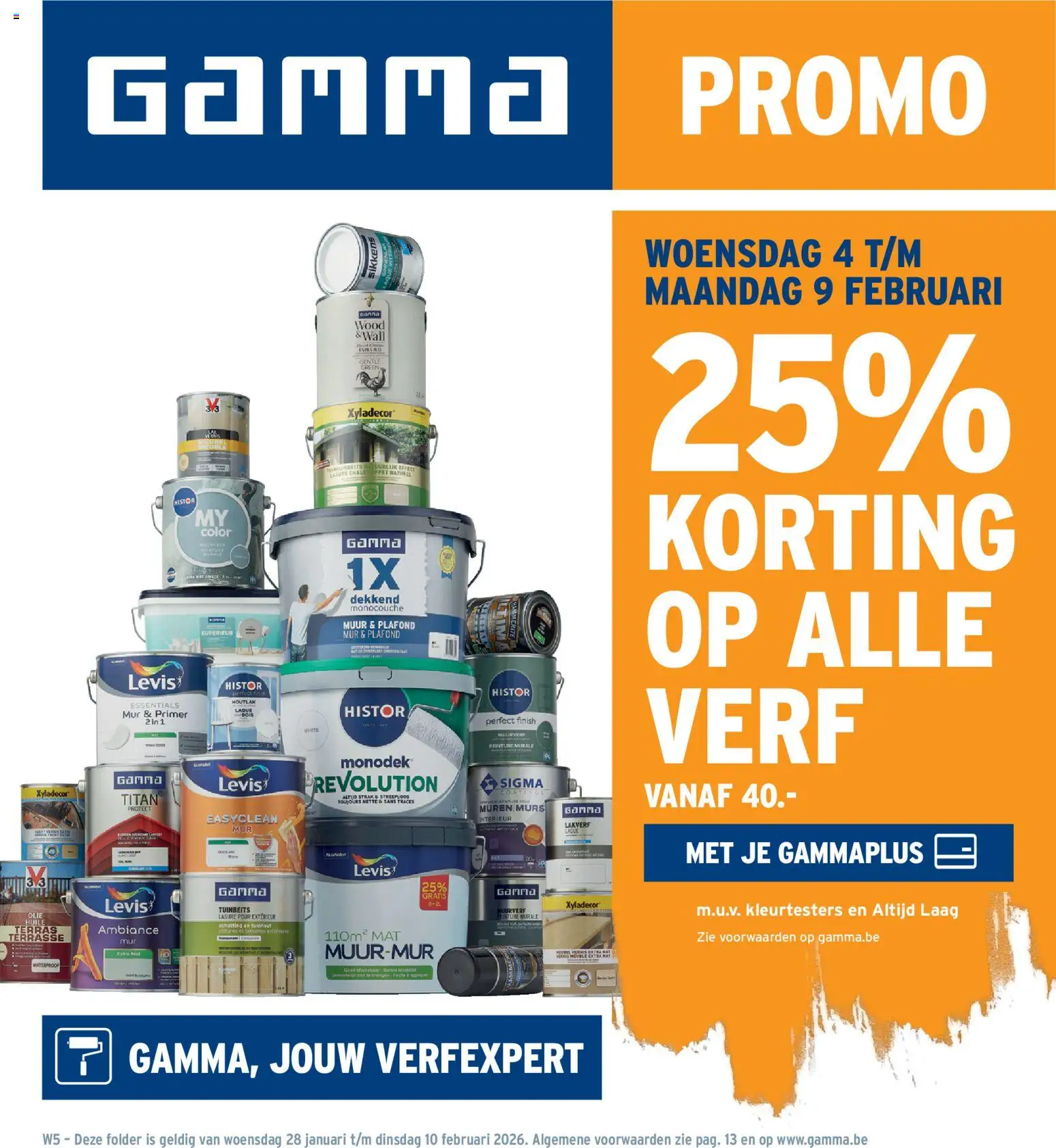 Voorbeeld van Folder van winkel GAMMA geldig vanaf 28/01/2026