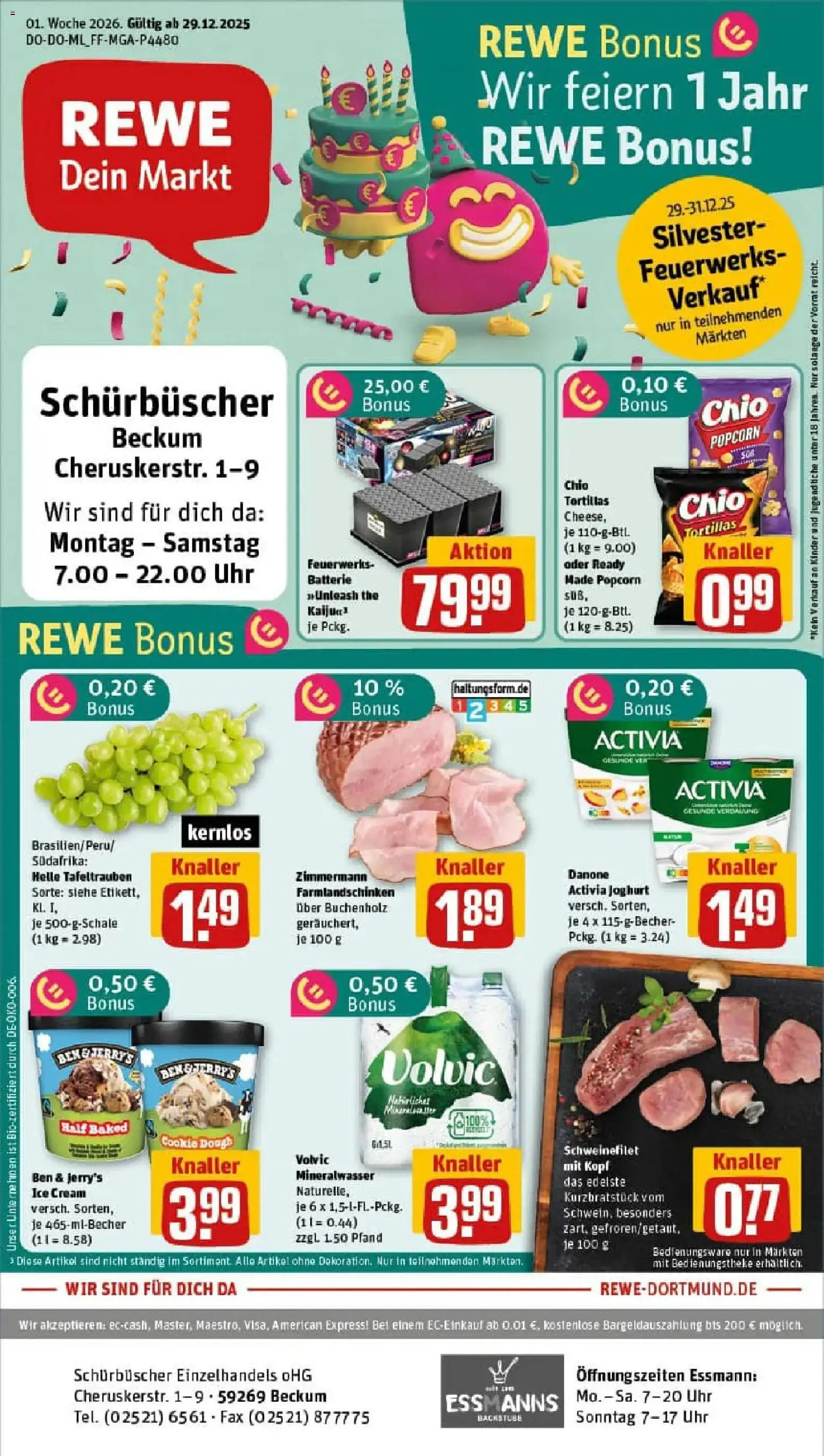 Vorschau von dem Prospekt des Geschäftes Rewe, gültig ab dem 29.12.2025