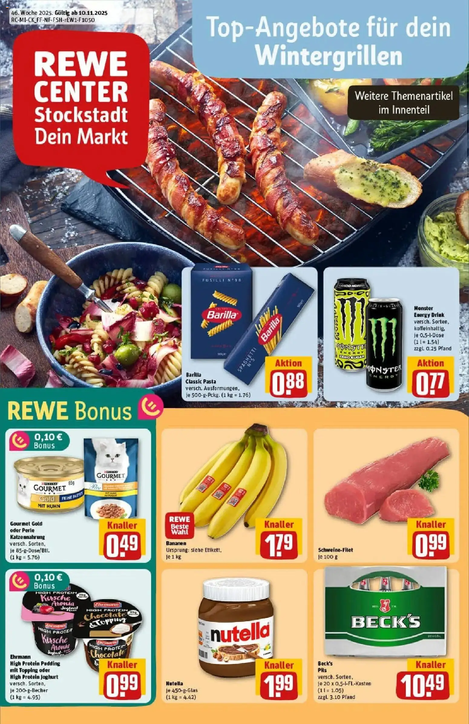 Vorschau von dem Prospekt des Geschäftes Rewe, gültig ab dem 09.11.2025