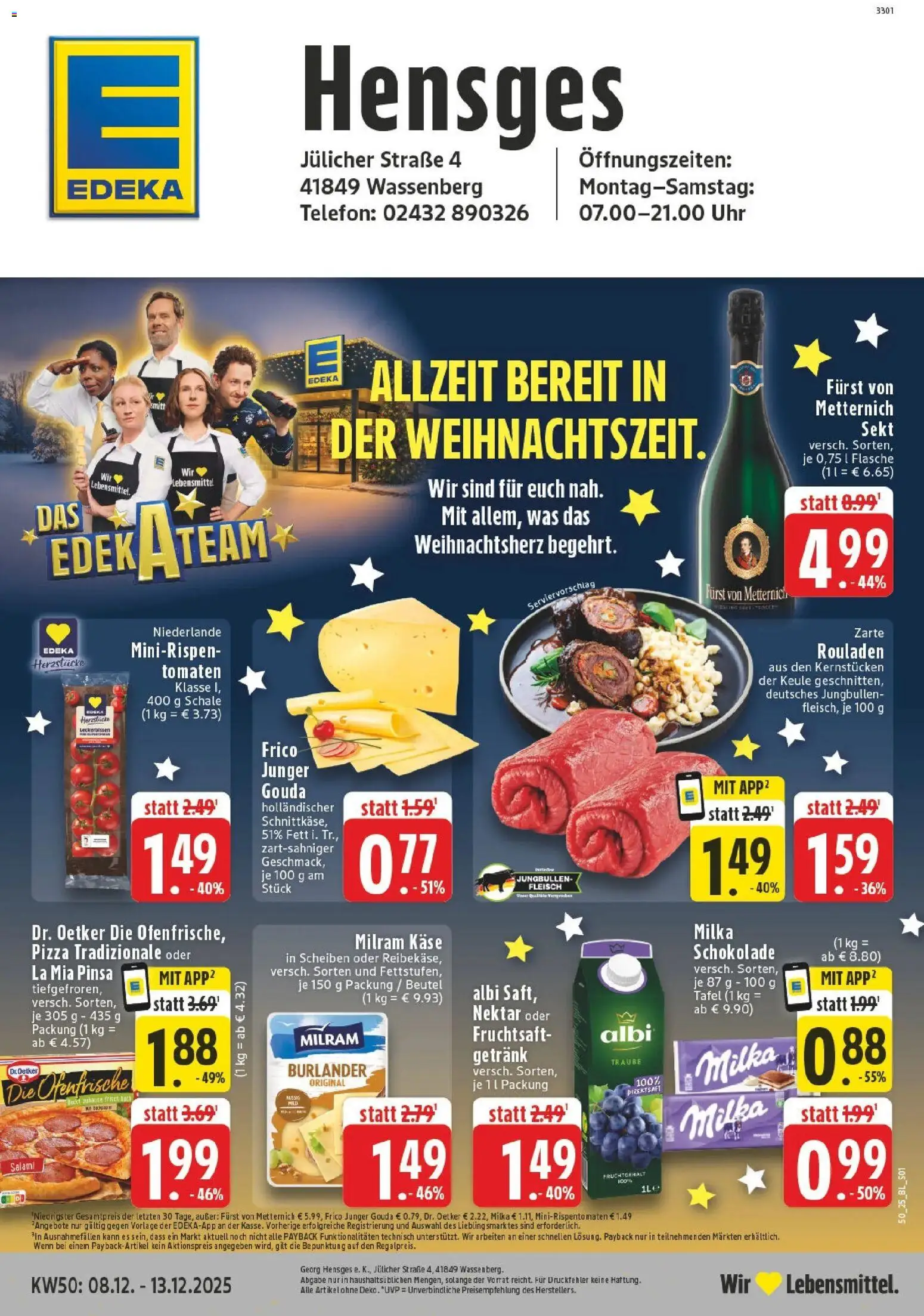Vorschau von dem Prospekt des Geschäftes Edeka, gültig ab dem 07.12.2025