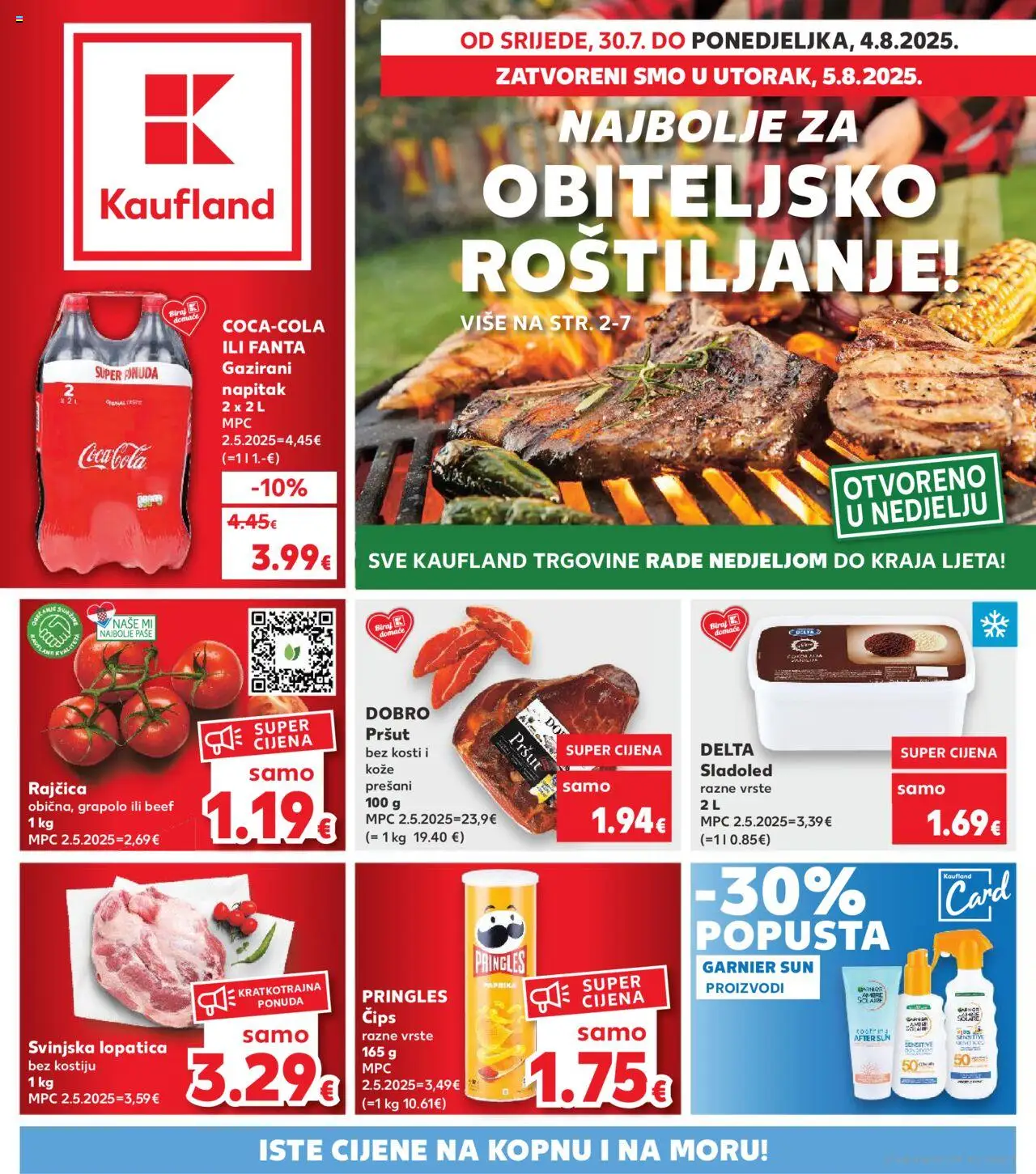 Kaufland aktualni Katalog vrijedi od 30.07.2025 - tjedna akcija broj stranice 1