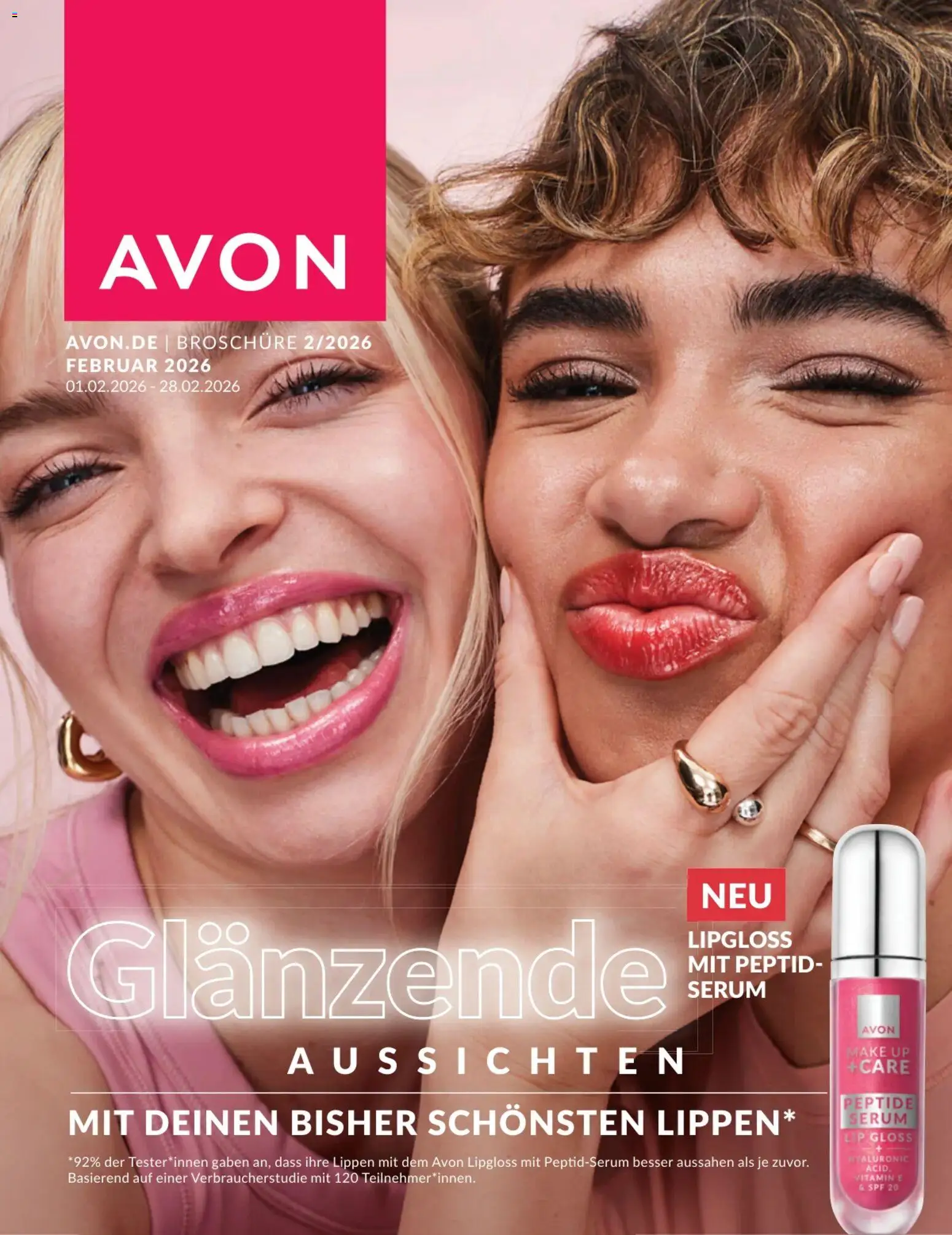 Vorschau von dem Prospekt des Geschäftes Avon, gültig ab dem 01.02.2026 - Lipgloss, Serum