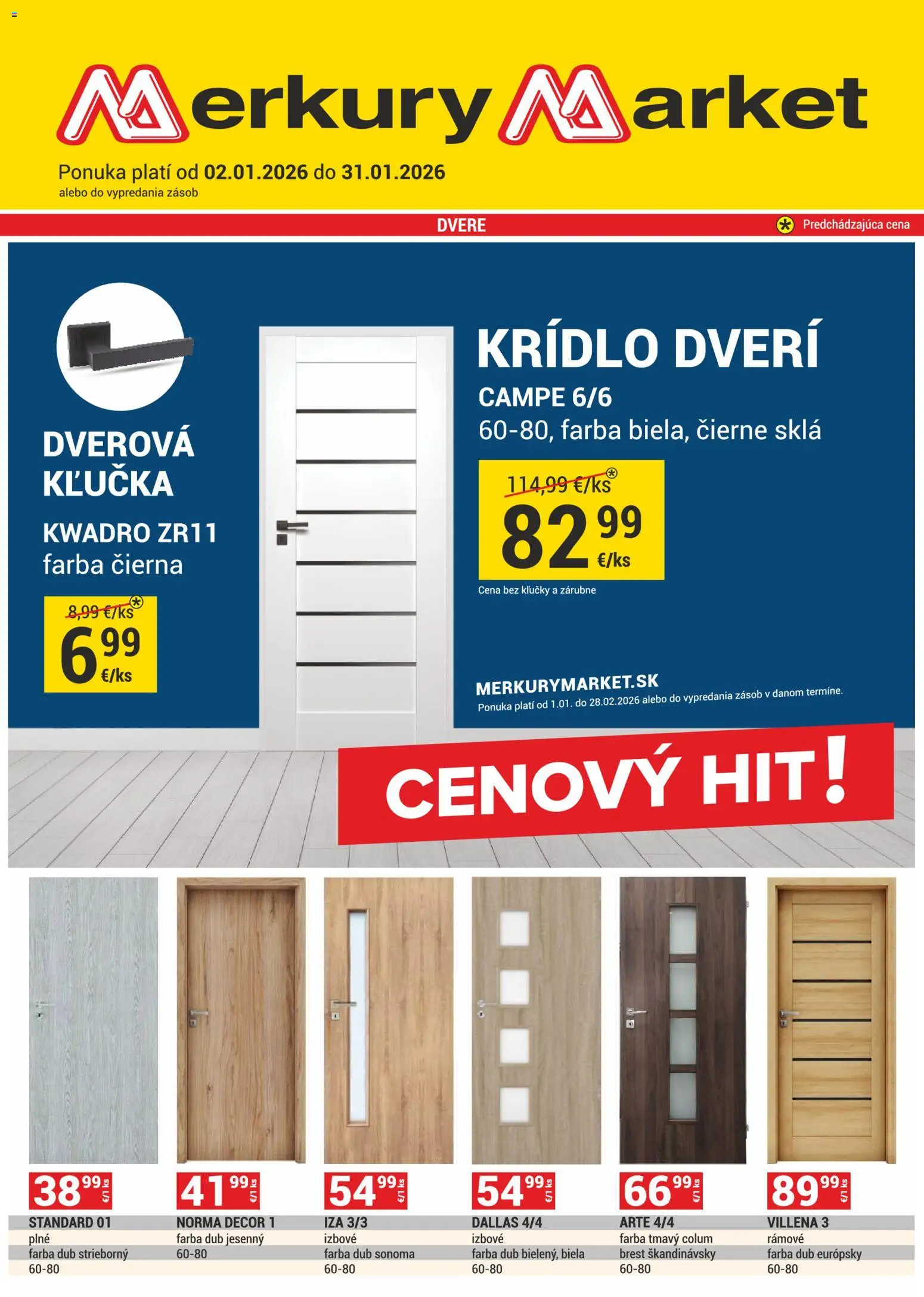 Náhľad Merkury Market letáku platného od 02.01.2026