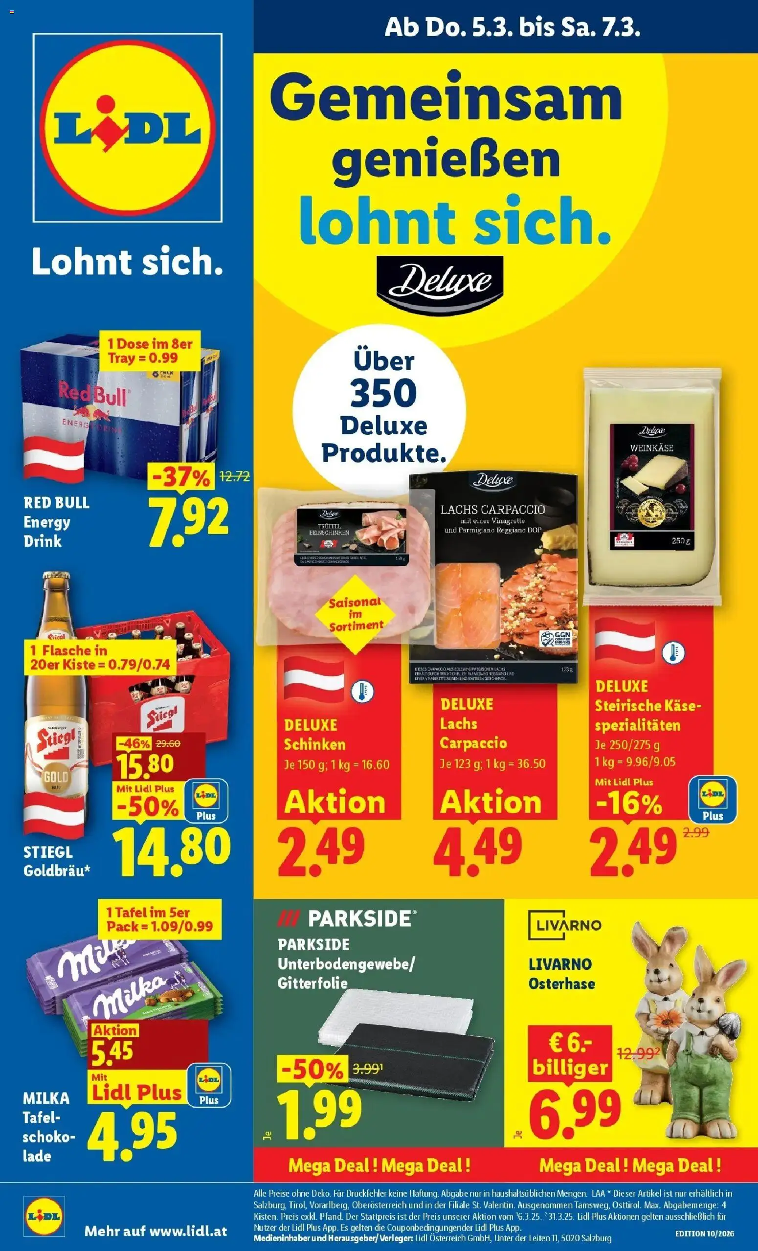 Vorschau der Angebote: Lidl Lidl Flugblatt - Jenbach, Eferding, Dornbirn gültig ab 05.03.2026