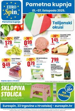 Pregled letka Katalog trgovine Eurospin vrijedi od 01.10.2025