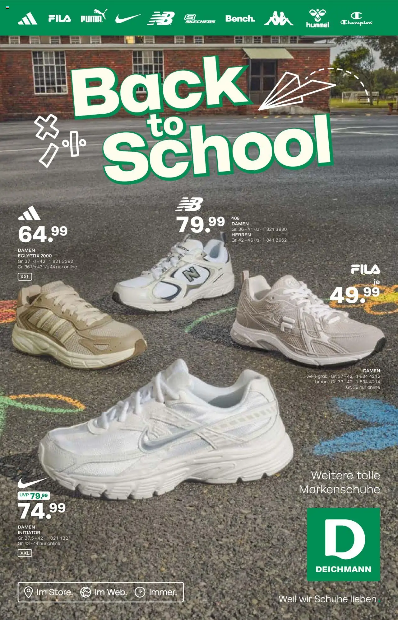 Deichmann Prospekt Back to school (vom von Freitag 15.08.2025)