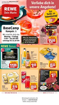 Vorschau von dem Prospekt des Geschäftes Rewe, gültig ab dem 09.02.2026